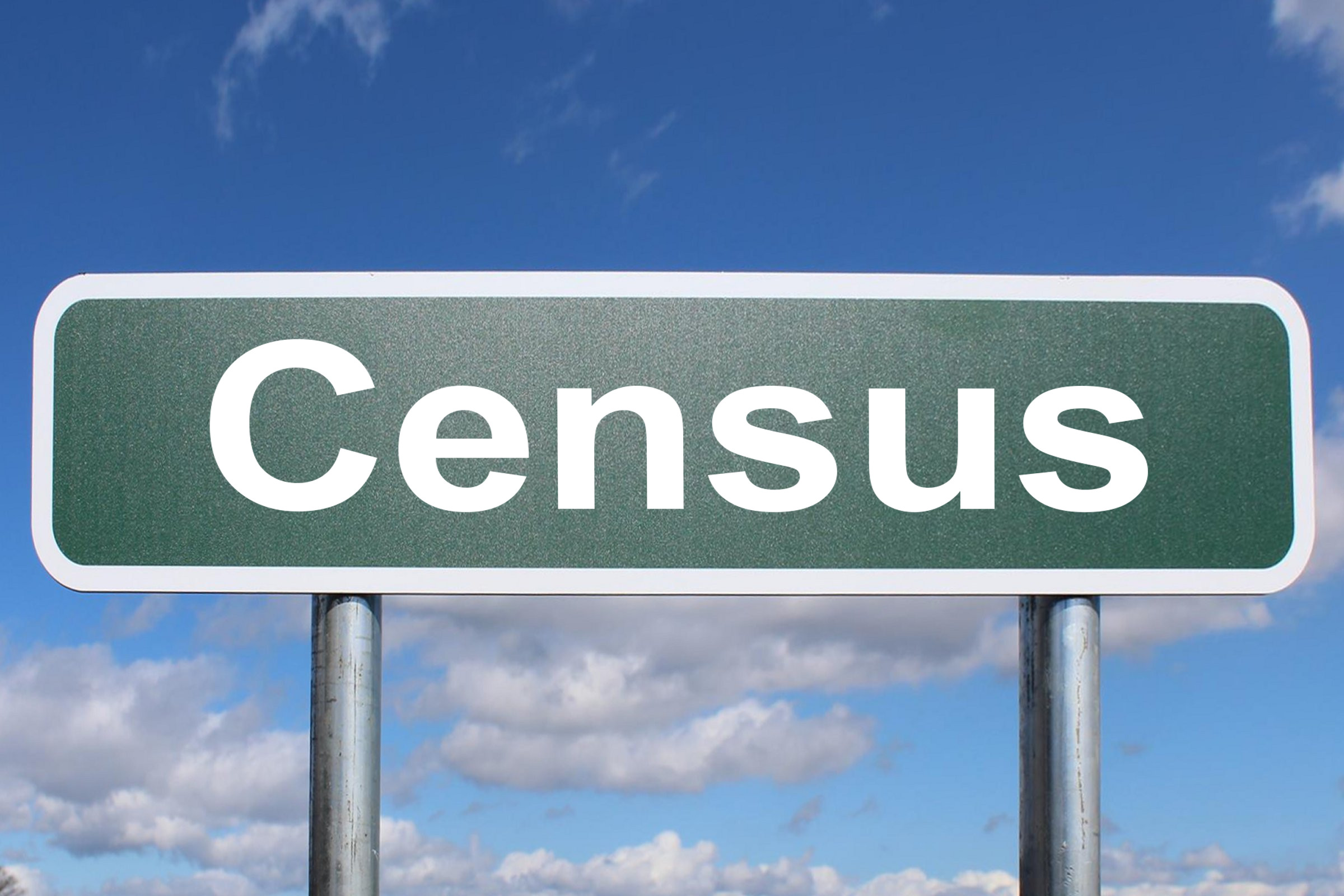 Census Free Of Charge Creative Commons Highway Sign Image