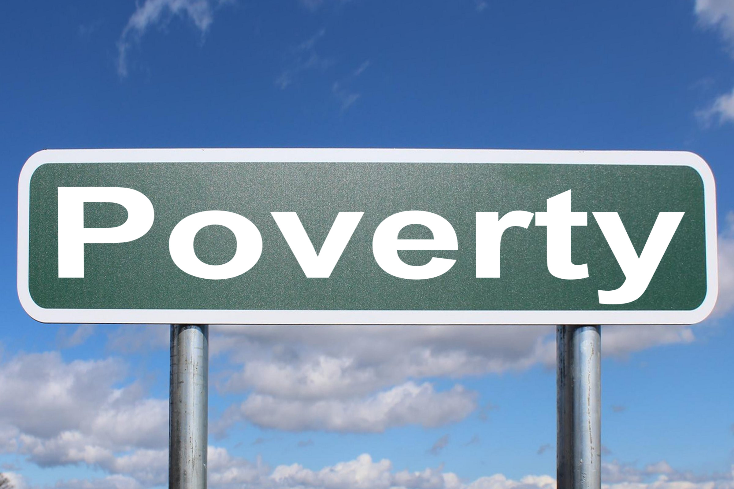 poverty sign