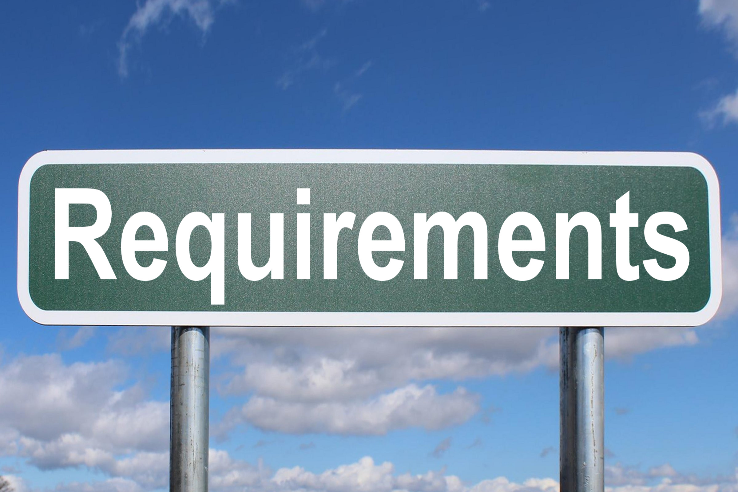 Requirements - Free of Charge Creative Commons Highway sign image