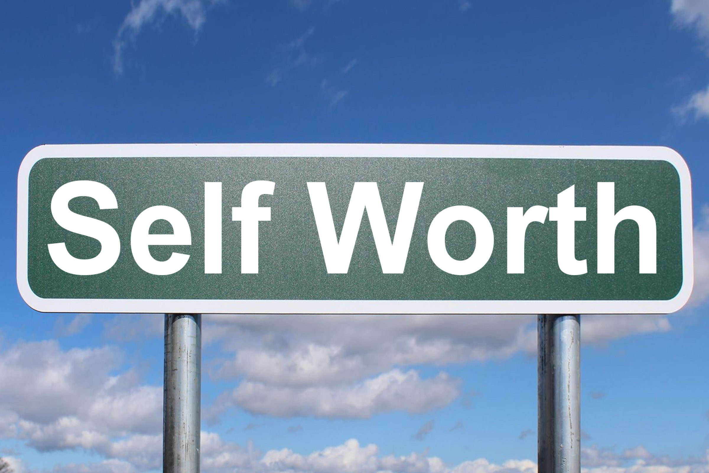 Self Worth Free Of Charge Creative Commons Highway Sign Image