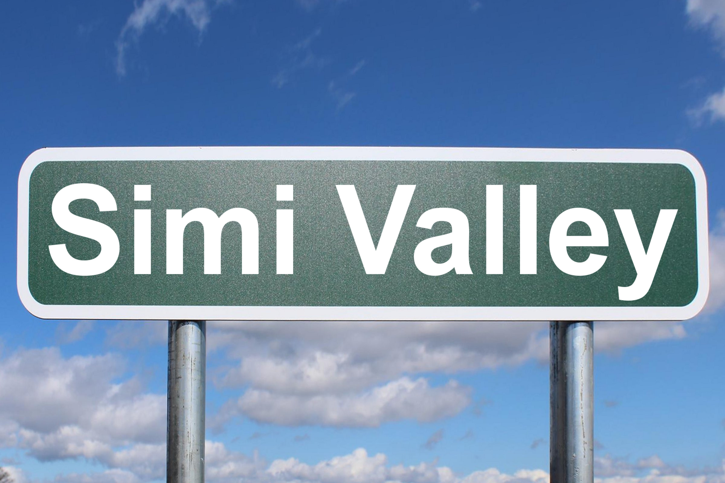 Simi Valley Free Of Charge Creative Commons Highway Sign Image