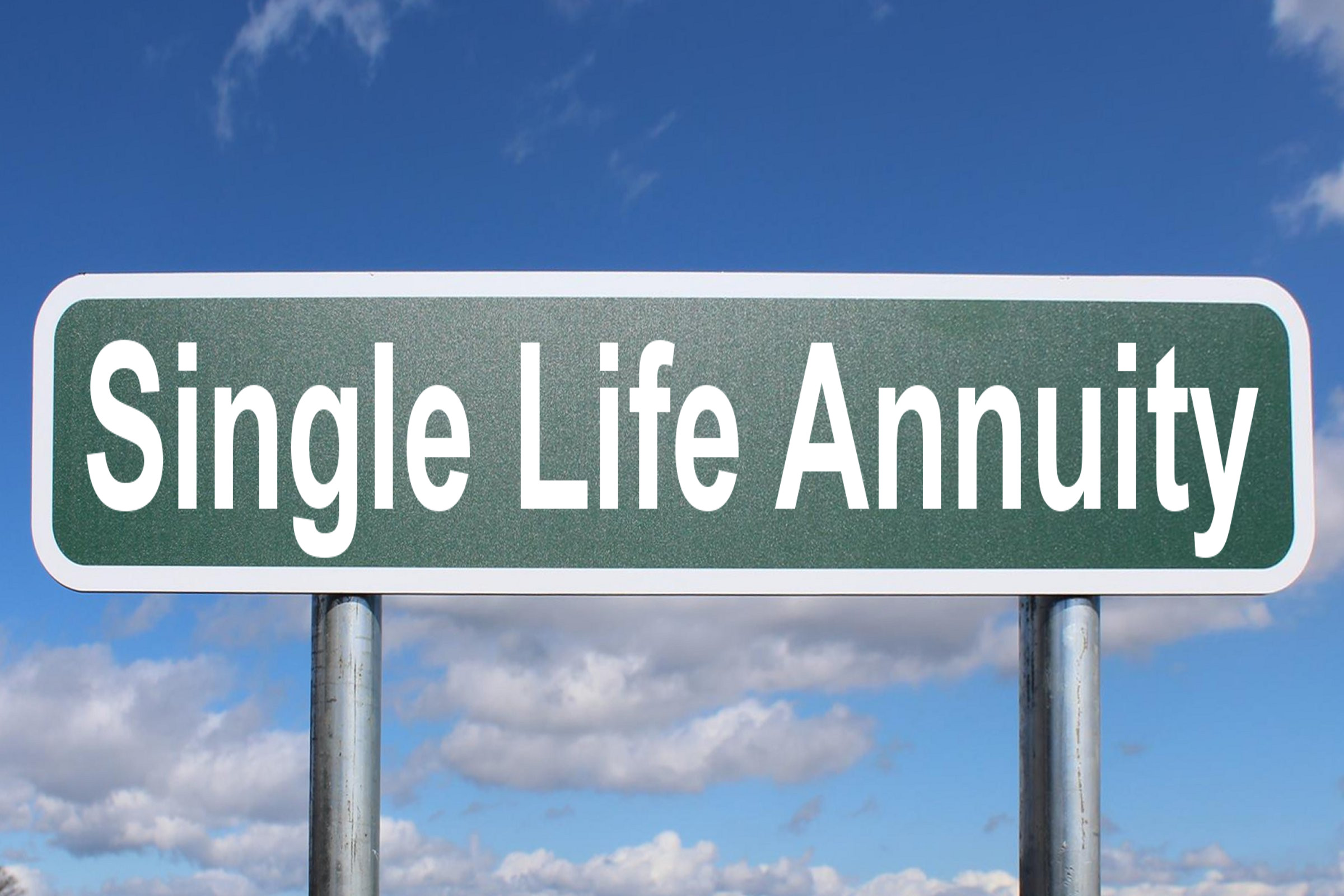single life annuity