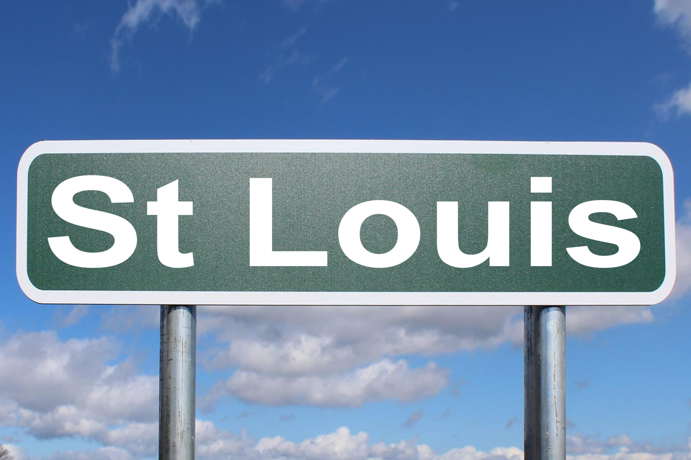 St Louis Free Of Charge Creative Commons Highway Sign Image St Louis Free Of Charge Creative Commons Highway Sign Image