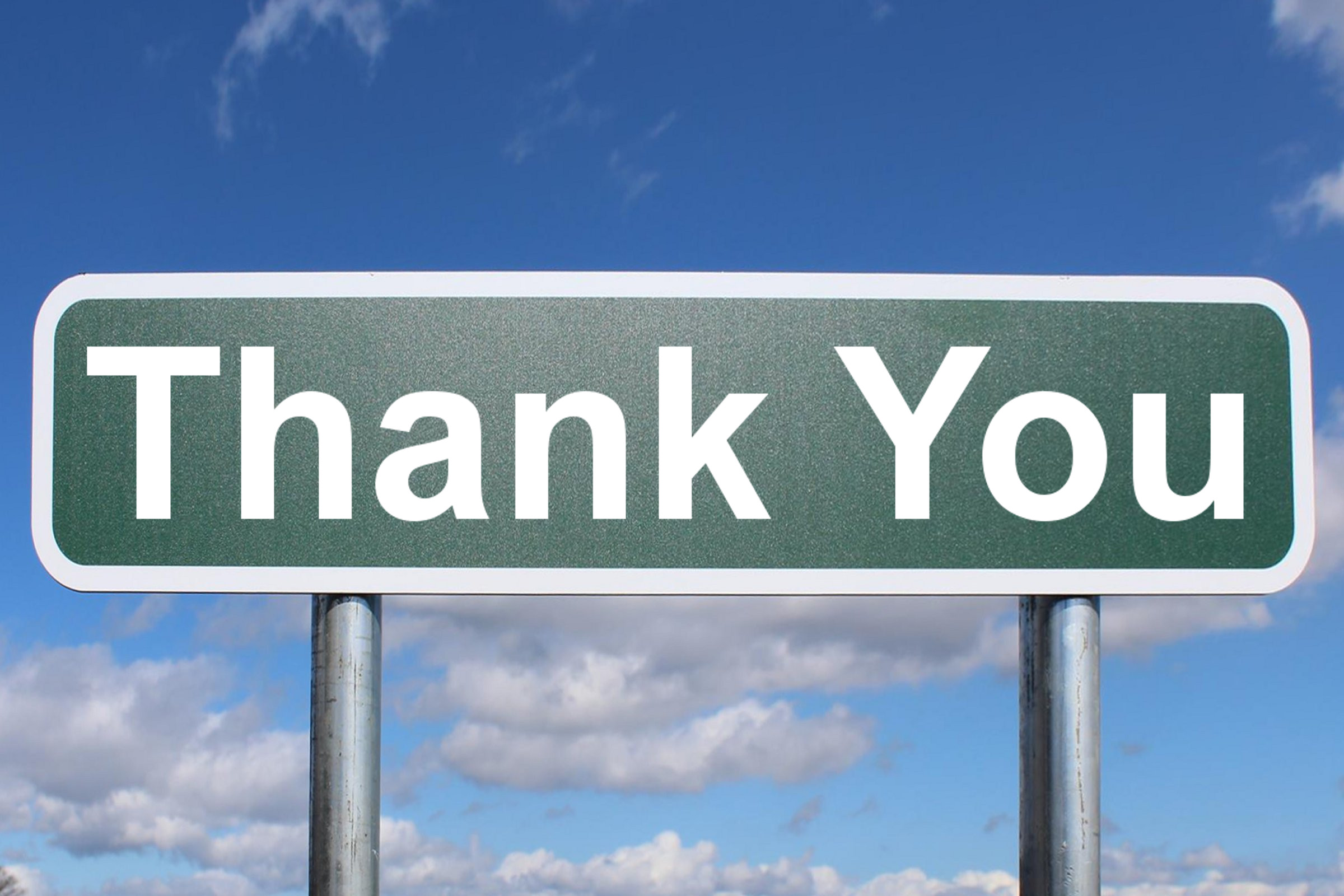 Free Of Charge Creative Commons Thank You Image Highway Signs 3 Free Of Charge Creative Commons Thank You Image Highway Signs 3