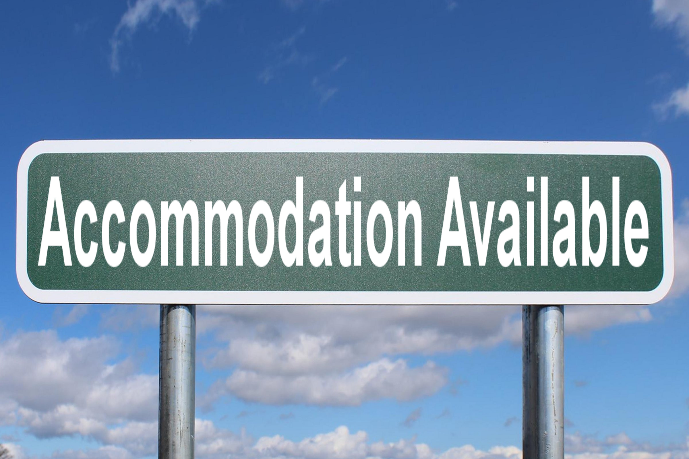 accommodation available