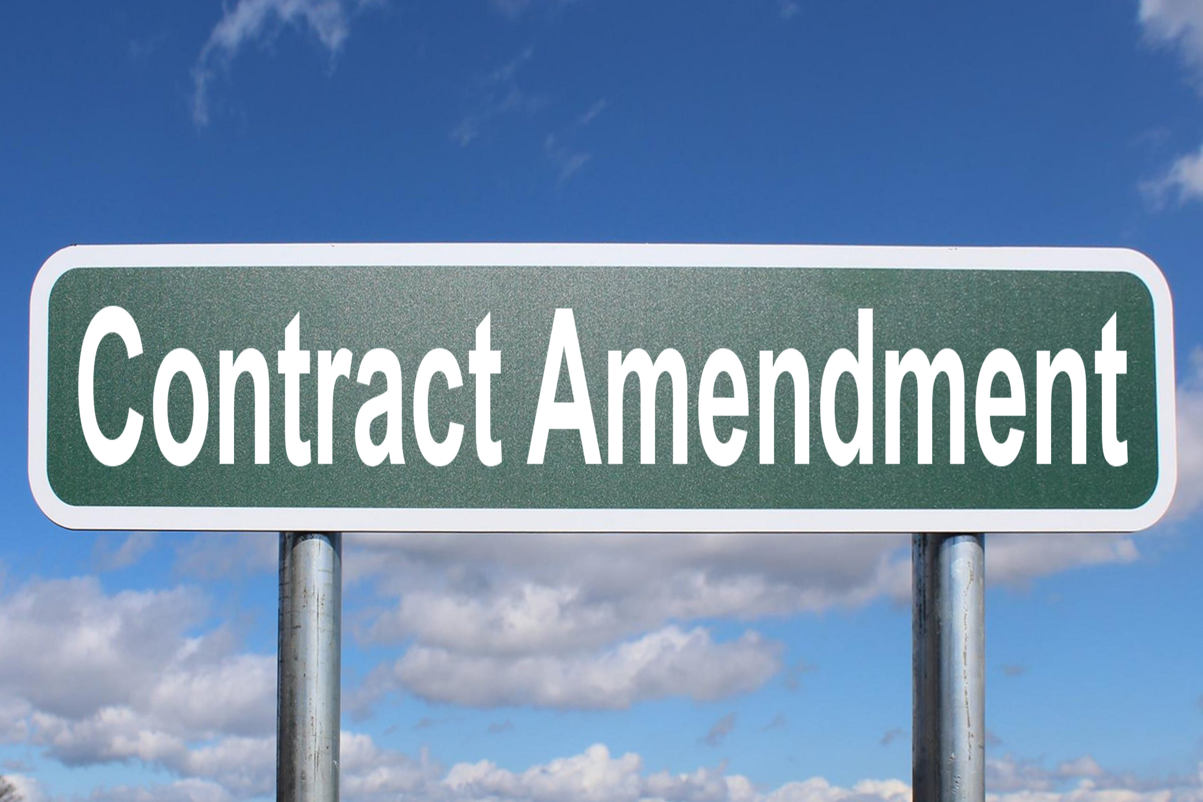 contract amendment