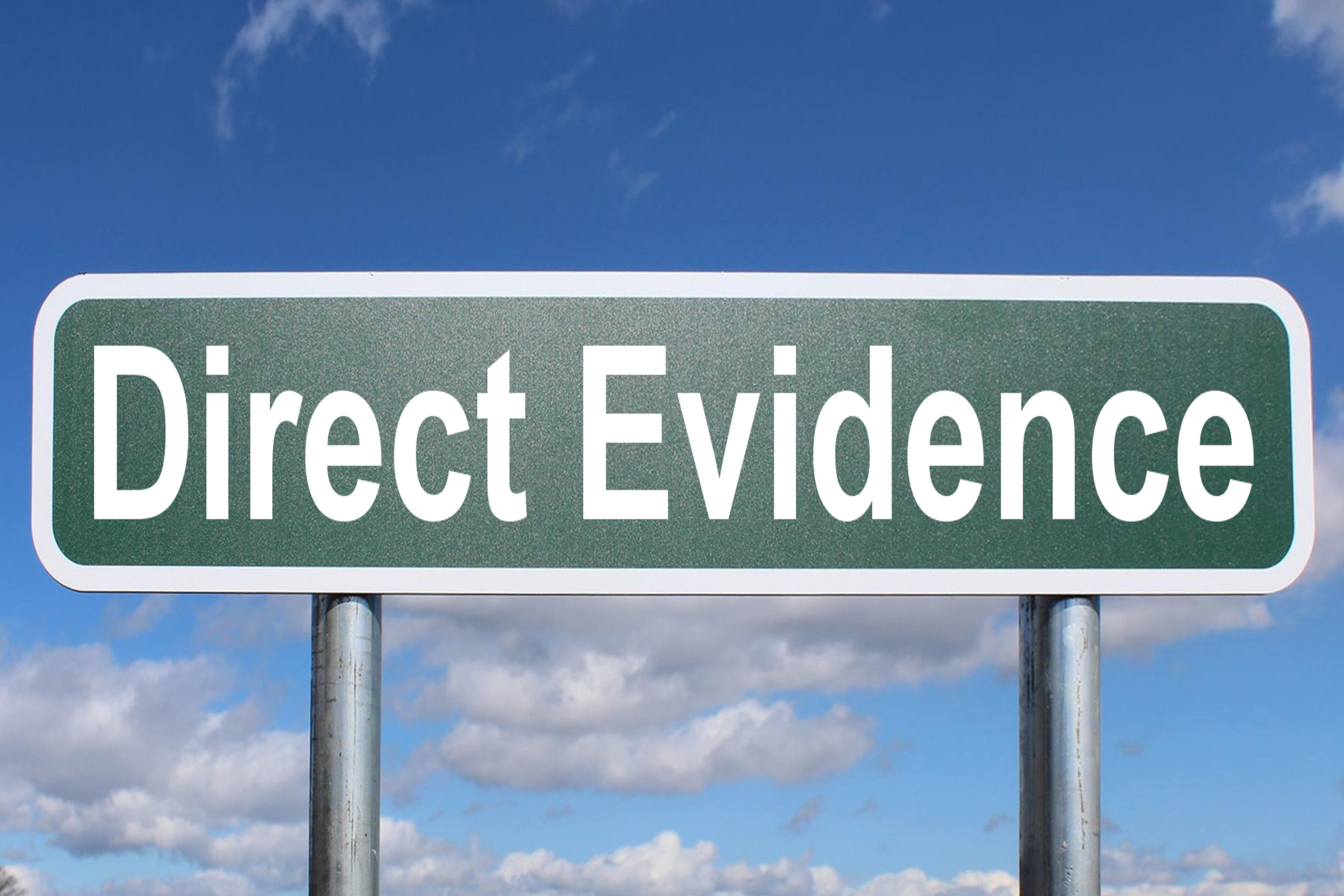 What Is Meant By Direct Evidence Definition