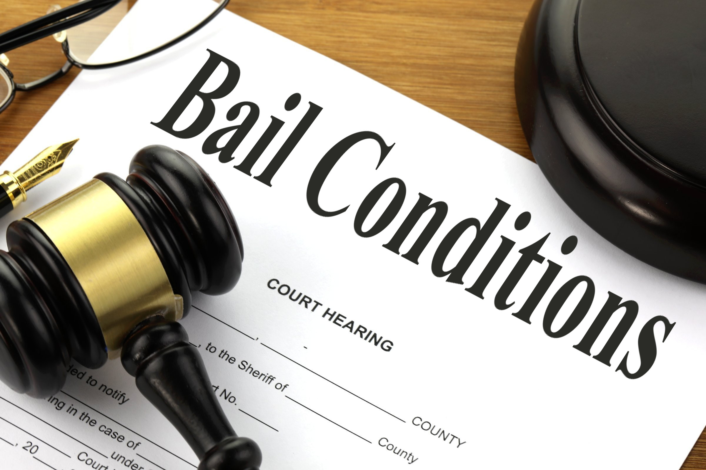 Free of Charge Creative Commons bail conditions Image - Legal 1