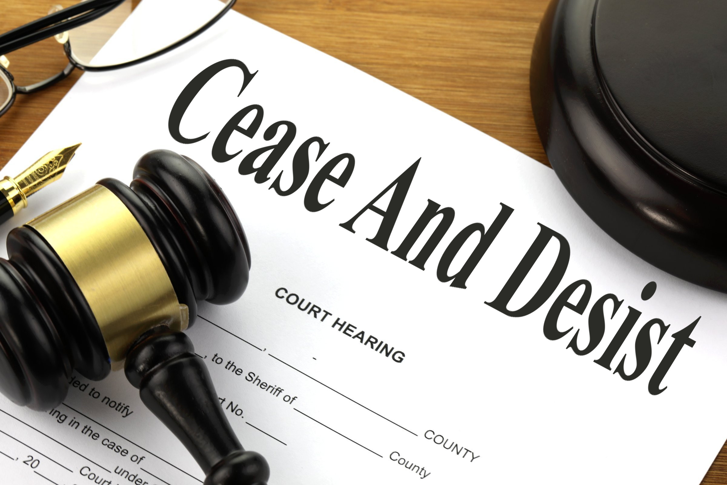  Cease And Desist Free Of Charge Creative Commons Legal 1 Image