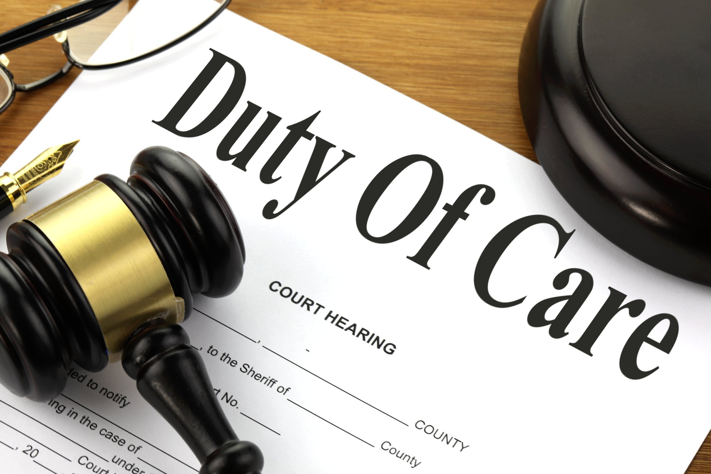 what is duty of care in criminal law