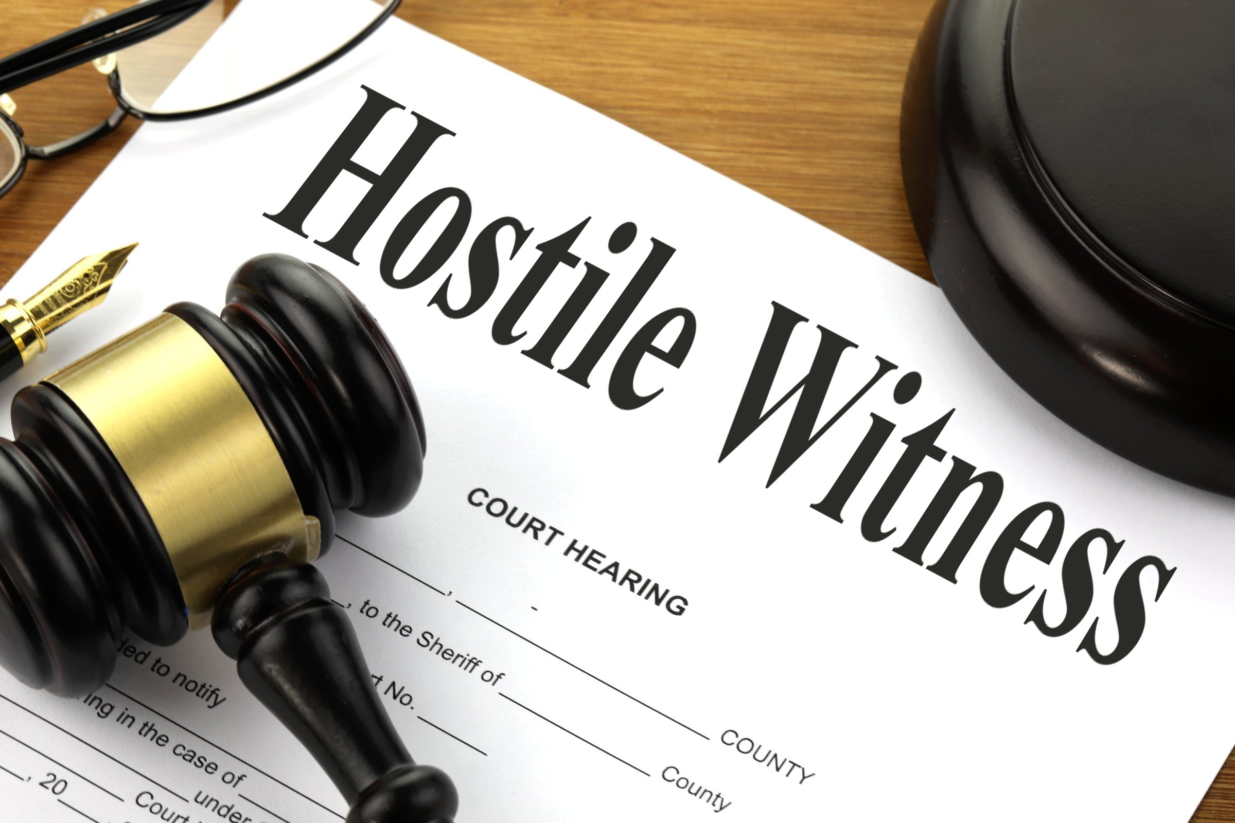 Hostile Witness Free Of Charge Creative Commons Legal 1 Image