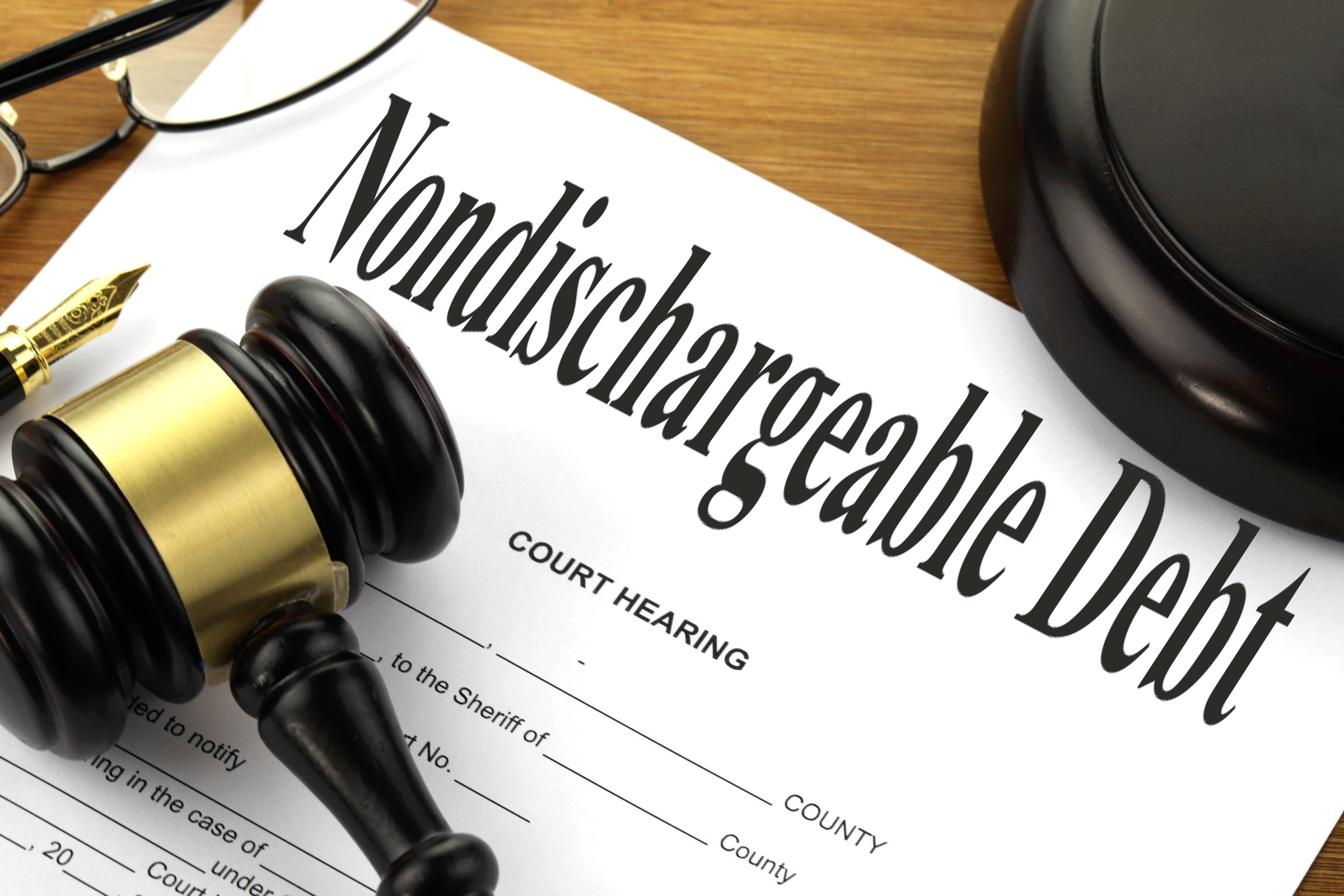 Nondischargeable Debt - Free of Charge Creative Commons Legal 1 image