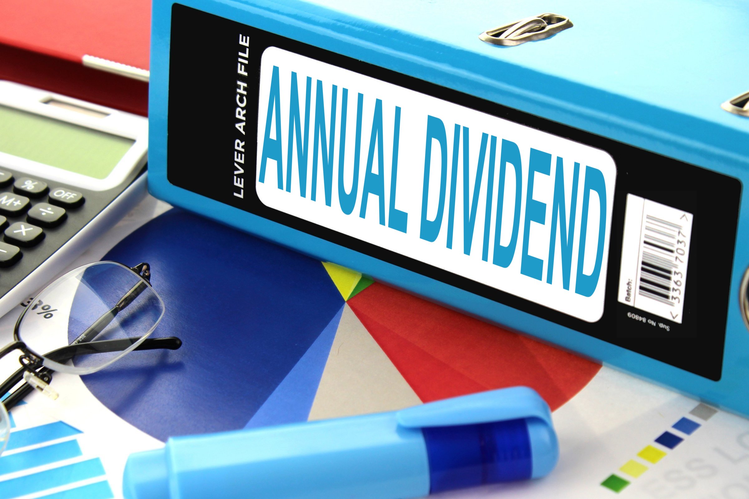Annual Dividend Free of Charge Creative Commons Lever arch file image