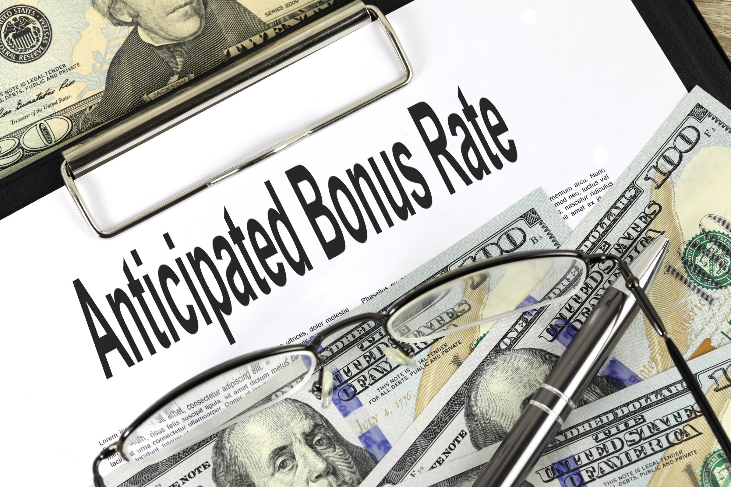anticipated bonus rate