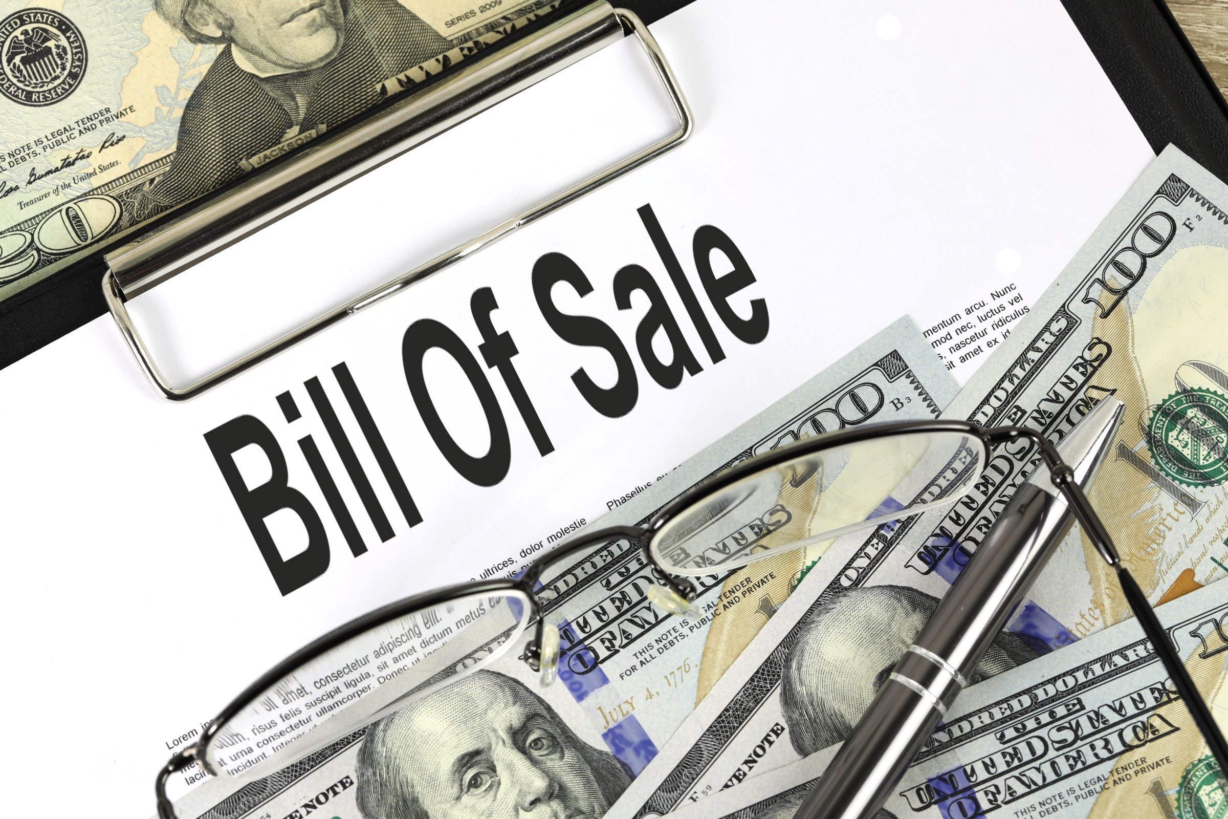bill of sale