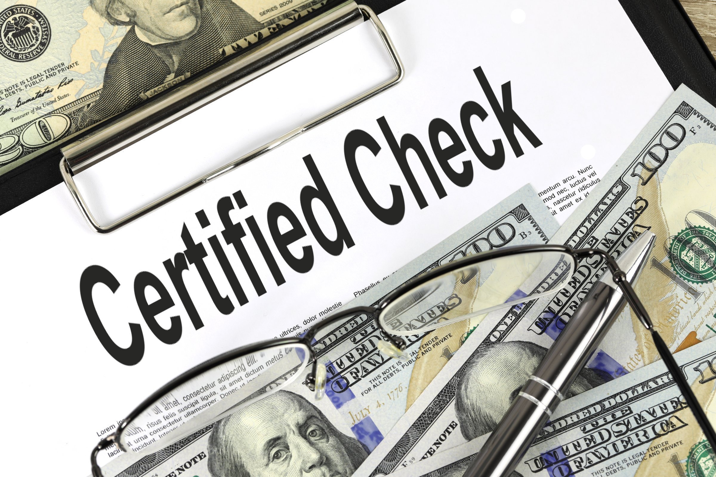Certified Check - Free of Charge Creative Commons Financial 3 image