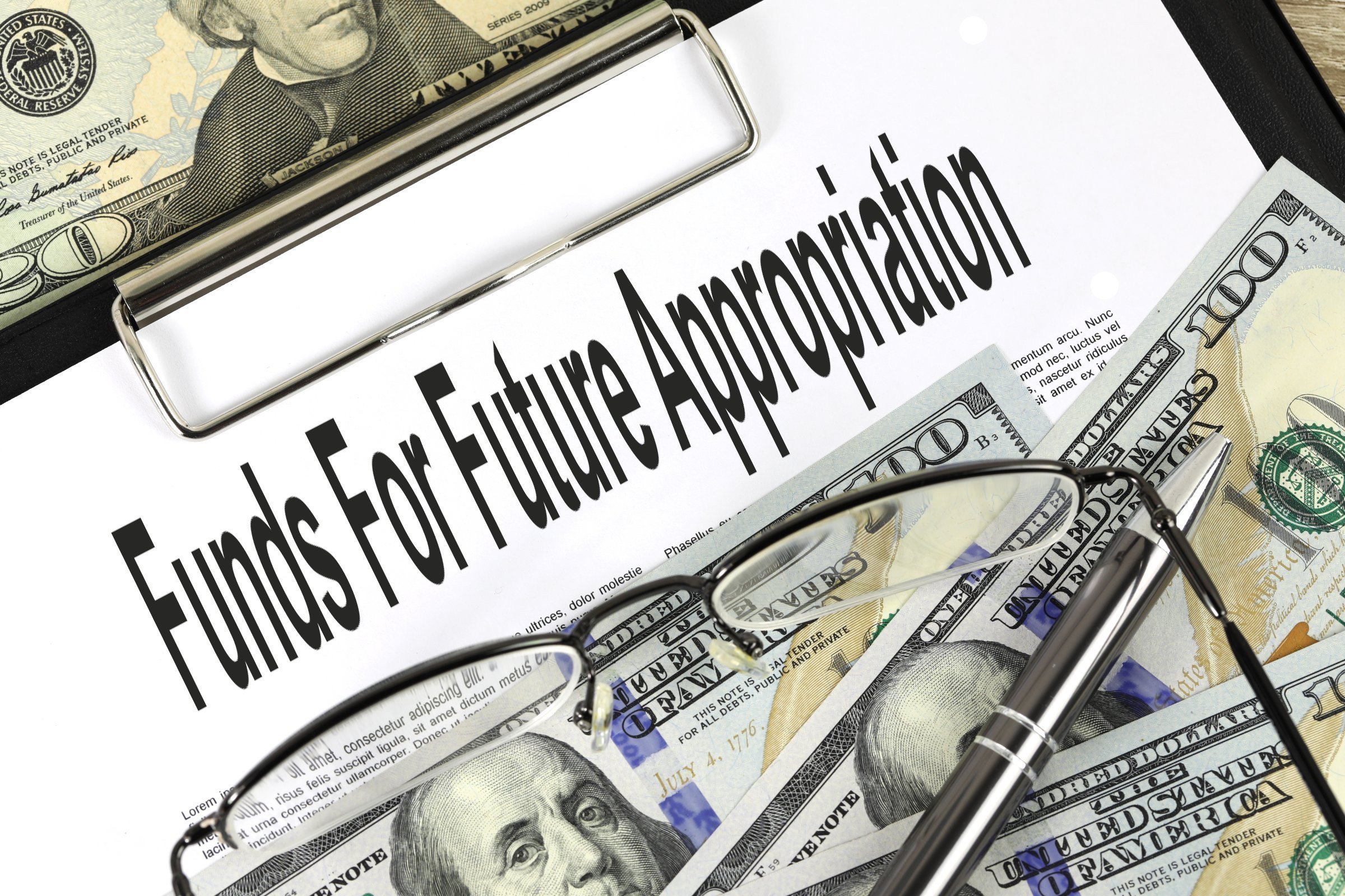 funds for future appropriation