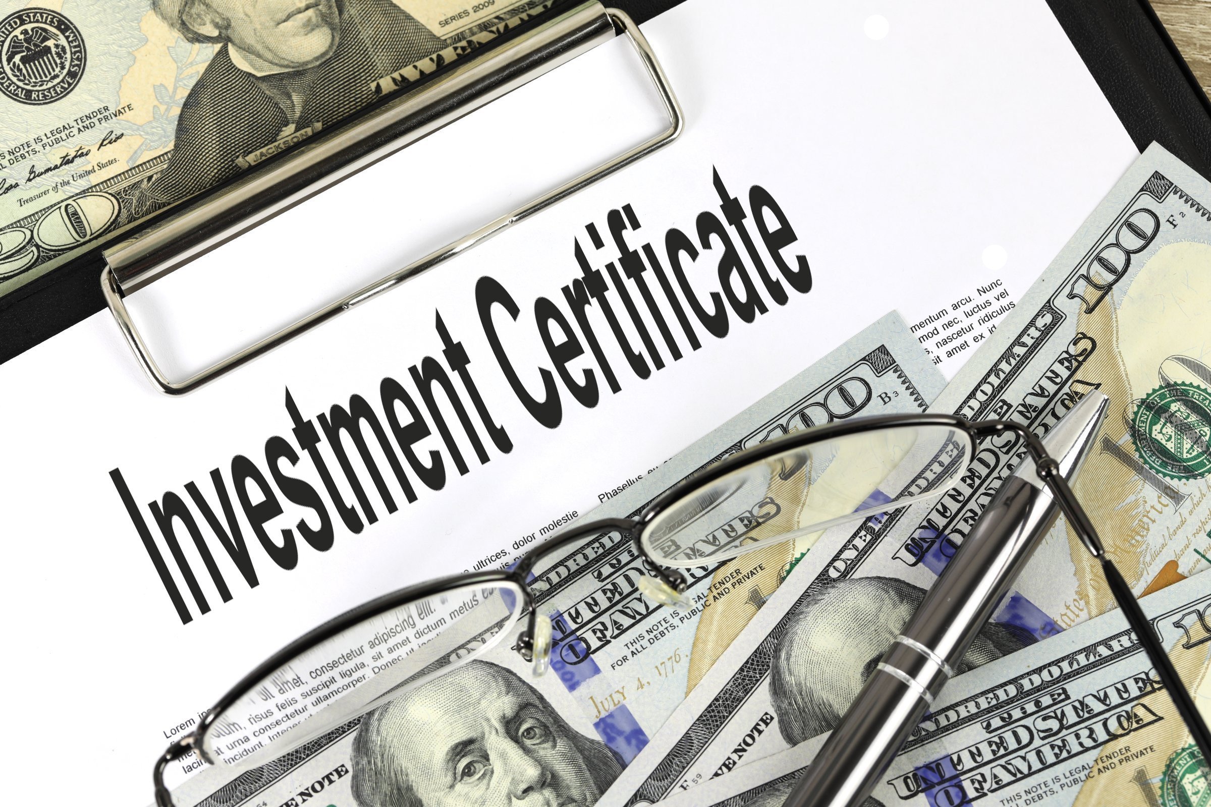 Investment Certificate Free Of Charge Creative Commons Financial 3 Image
