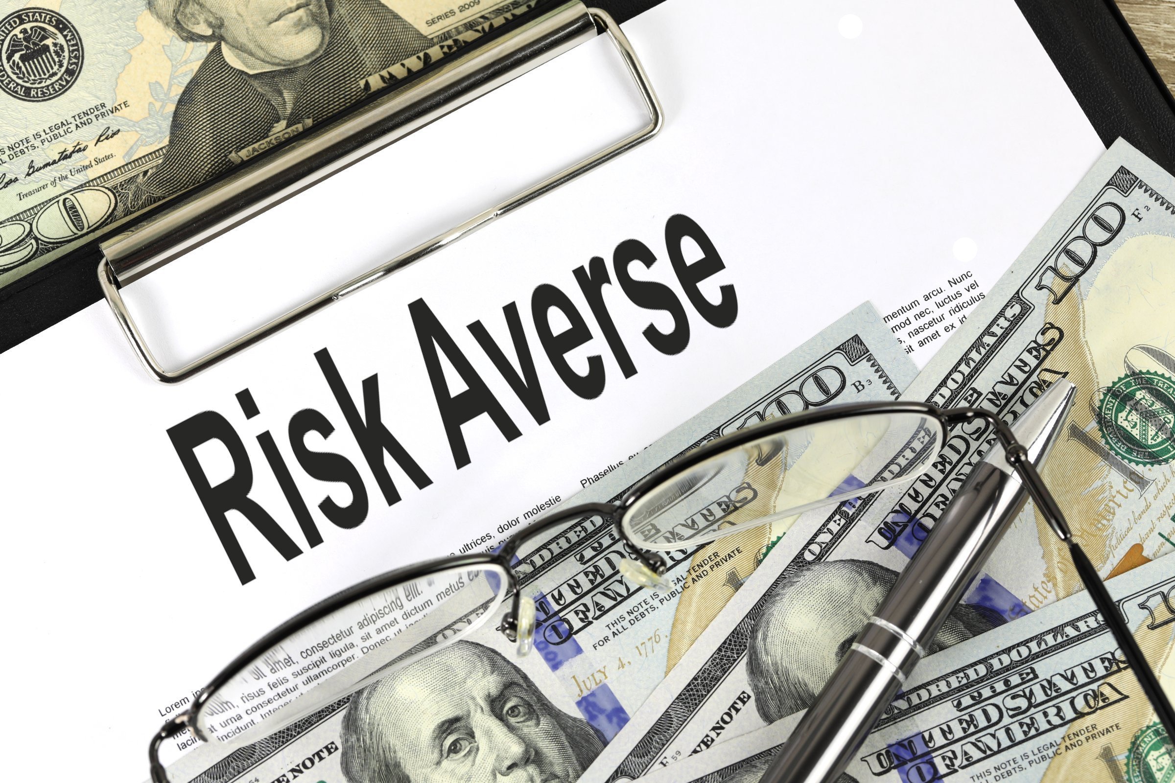 Risk Averse Example Sentence