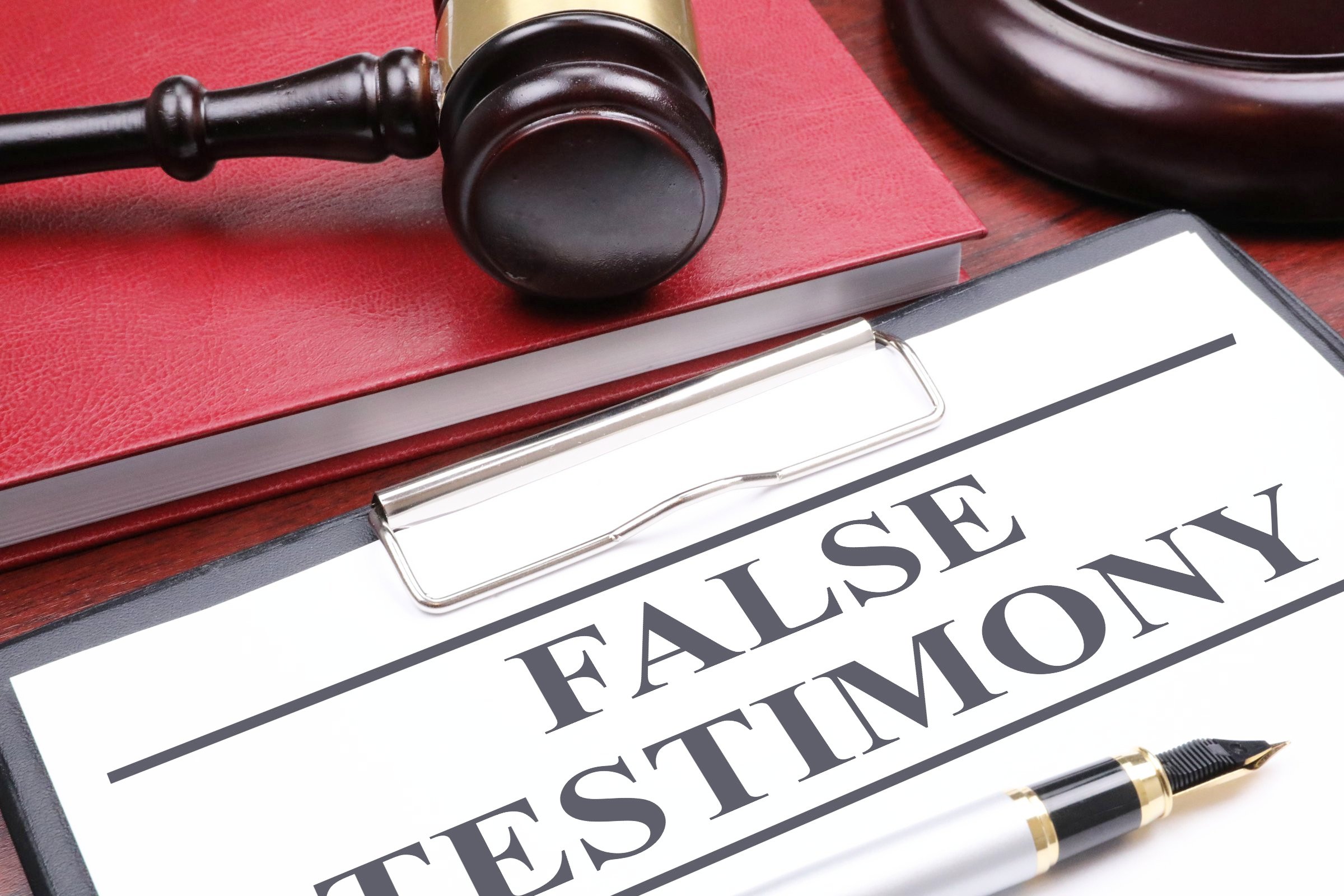 false testimony