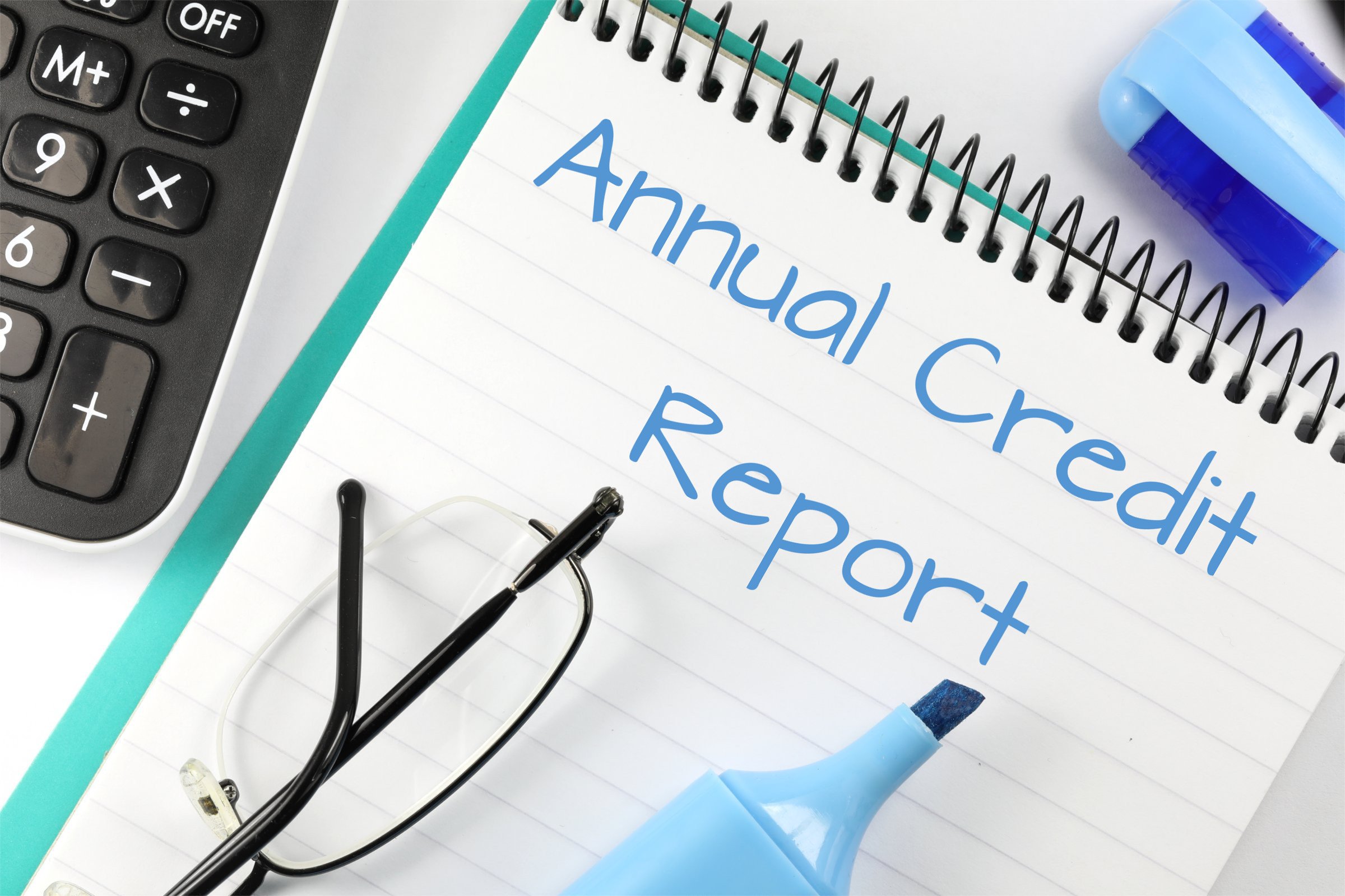 Free Of Charge Creative Commons Annual Credit Report Image Notepad 1