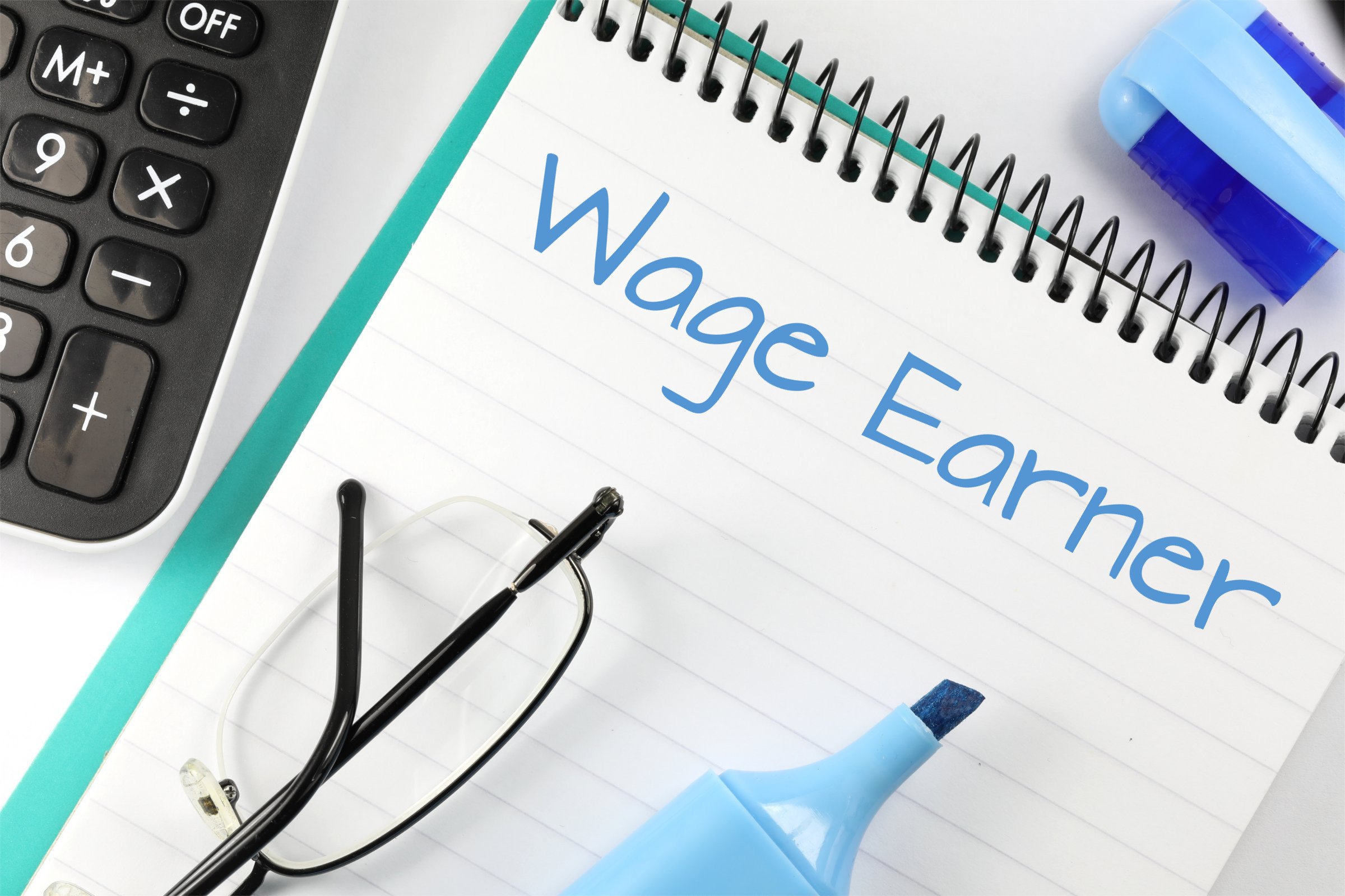 Free Of Charge Creative Commons Wage Earner Image Notepad 1
