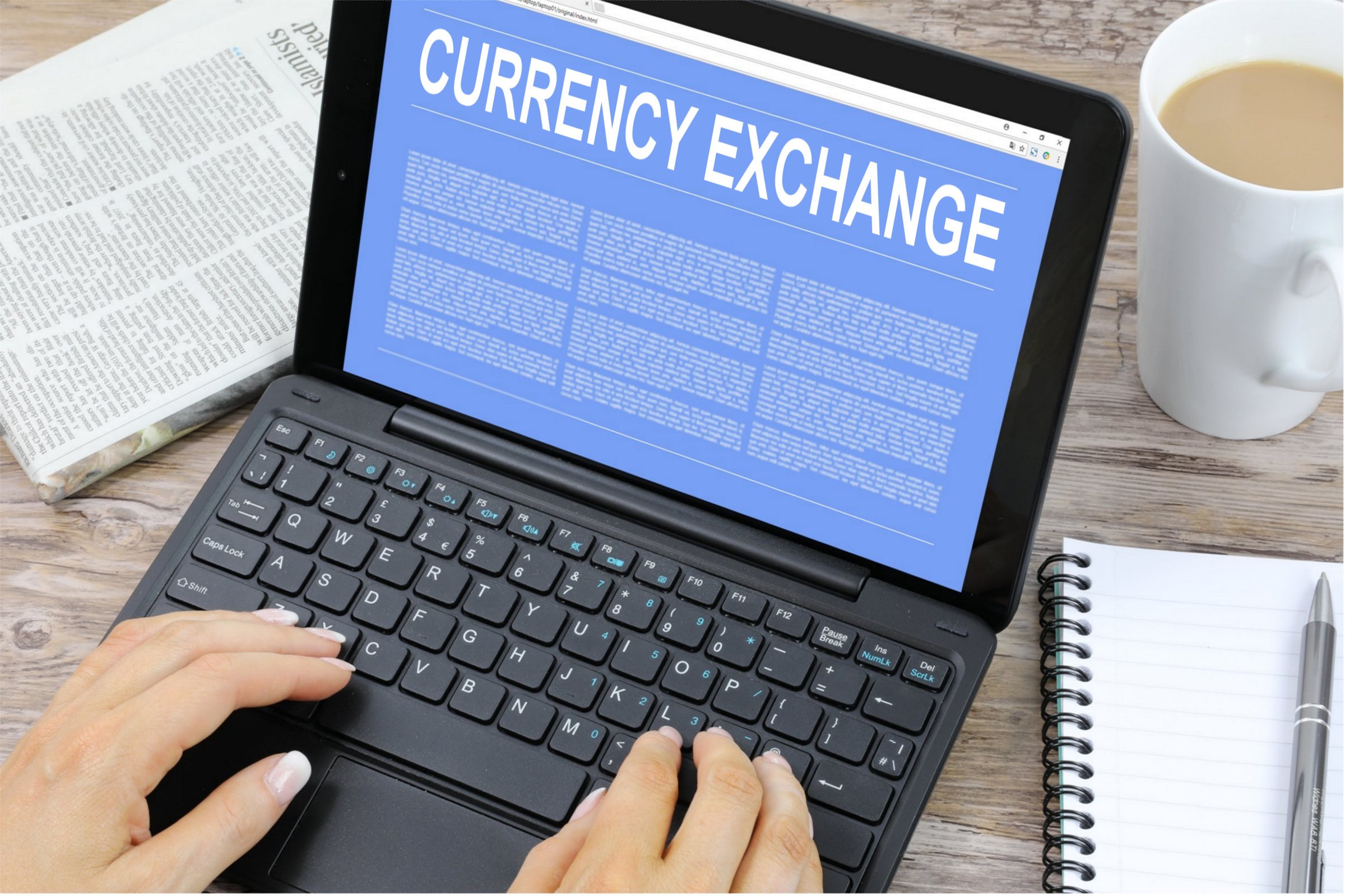 Free Of Charge Creative Commons Currency Exchange Image Laptop 1