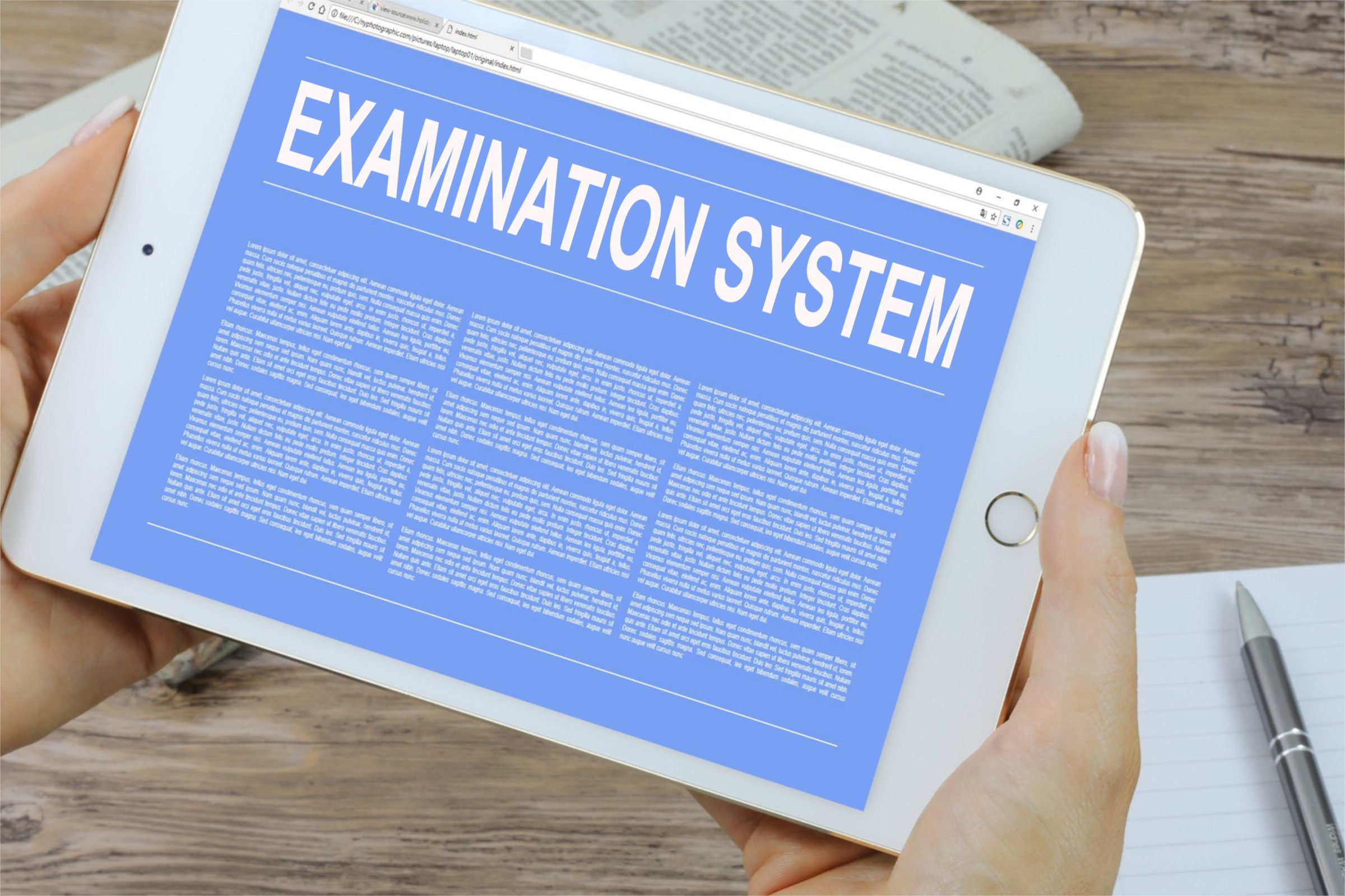 Examination System Free Of Charge Creative Commons Tablet 1 Image