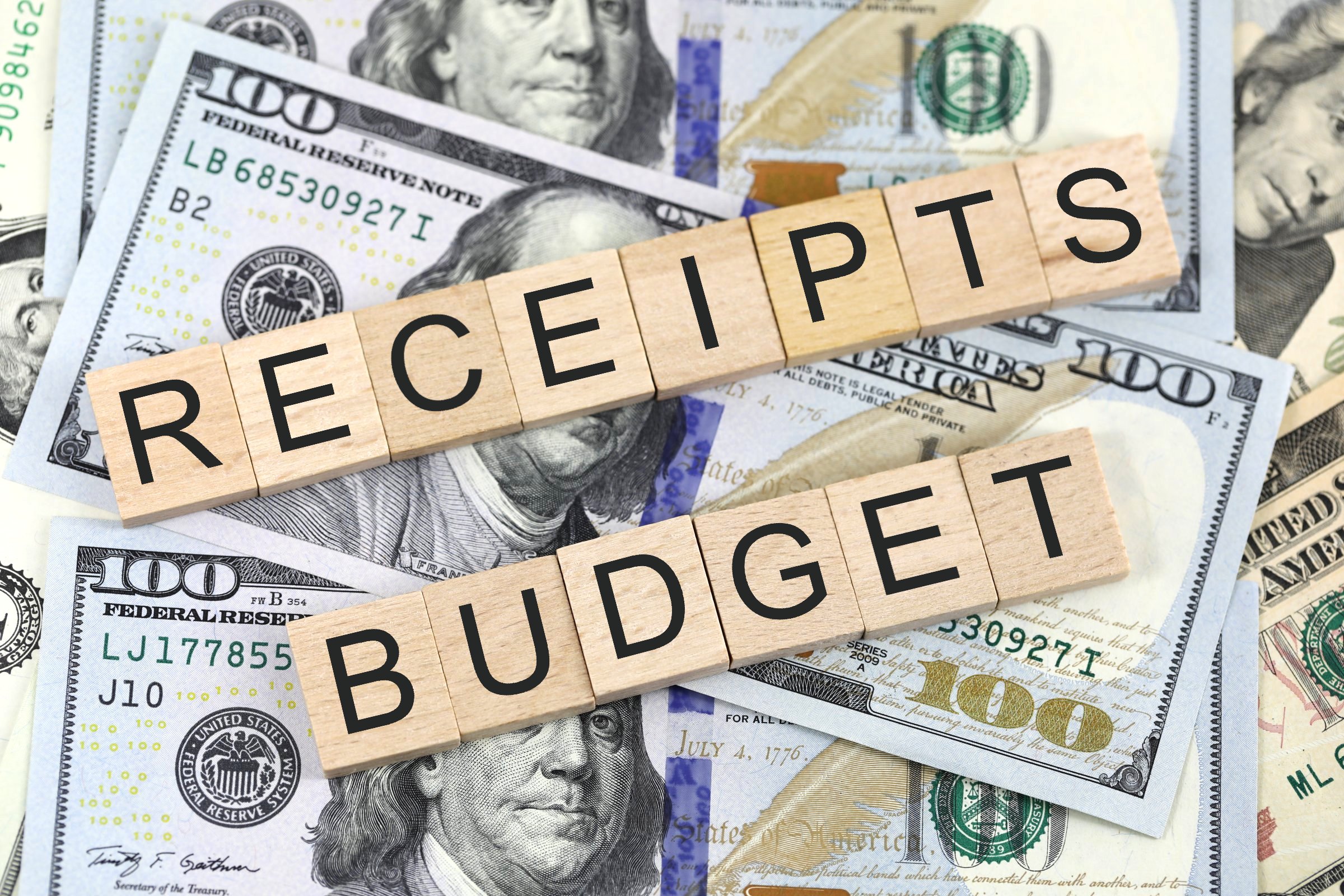 receipts budget
