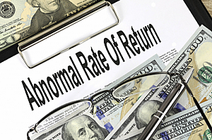 abnormal rate of return
