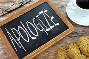 apologize