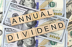 annual dividend