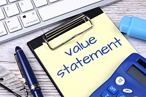 value statement