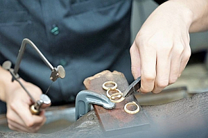 Worker watchmaker craft