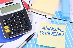 annual dividend