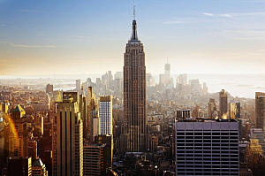 new york empire state building cityscape