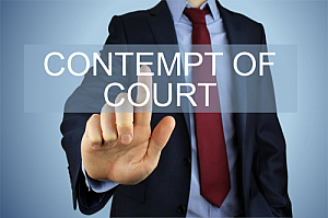 contempt of court