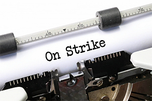 on strike