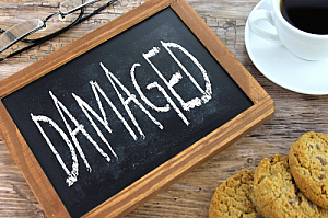 damaged