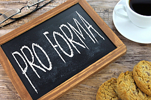pro forma