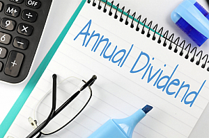 annual dividend